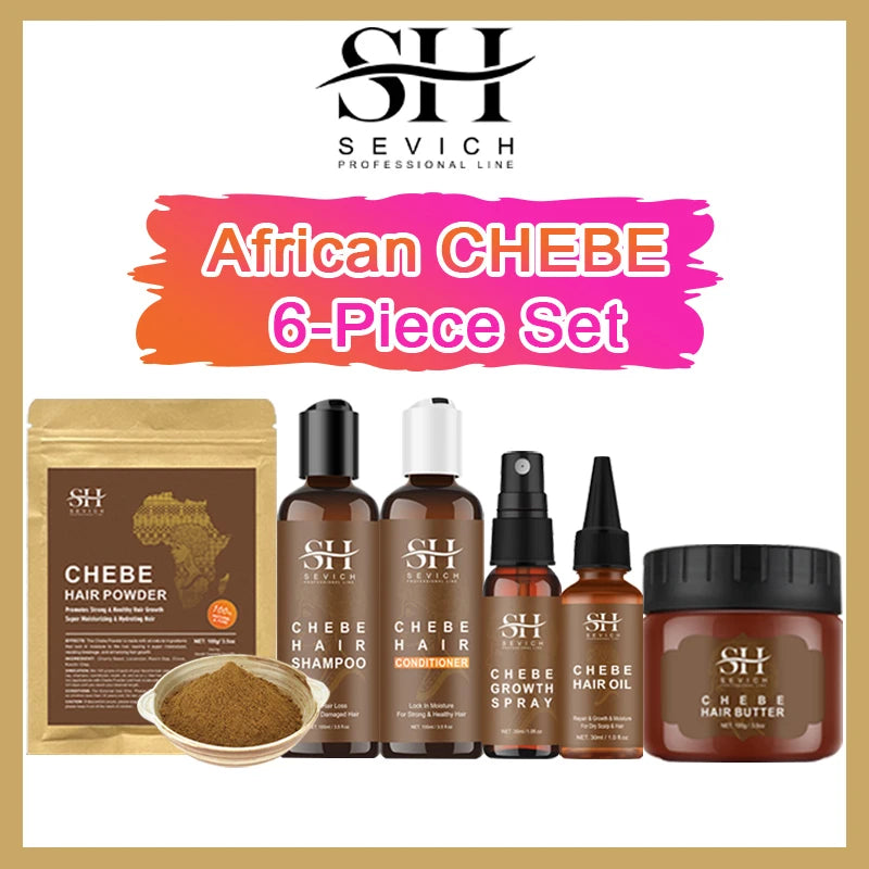 100% Chebe Set Fast Hair Growth Set Chebe Oil Traction Alopecia Anti Break Loss Chebe Powder Africa Chad Hair Loss Treatmen