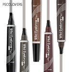 4 Points Eyebrow Pen Long Lasting Liquid Eyebrow Tattoo Pen Cosmetic Waterproof Microblading Eyebrow Pencil