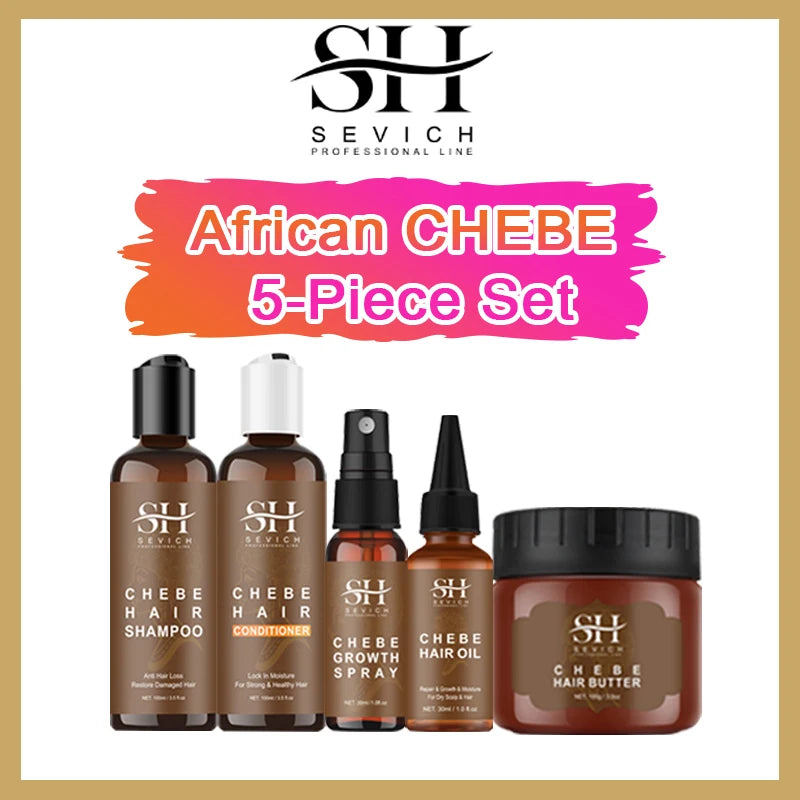 100% Chebe Set Fast Hair Growth Set Chebe Oil Traction Alopecia Anti Break Loss Chebe Powder Africa Chad Hair Loss Treatmen
