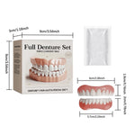 Advanced Customized Full Denture Set, Silicone Reline Denture Set, Soft and Comfortable, Denture Silicone Reline Kit for Men & W