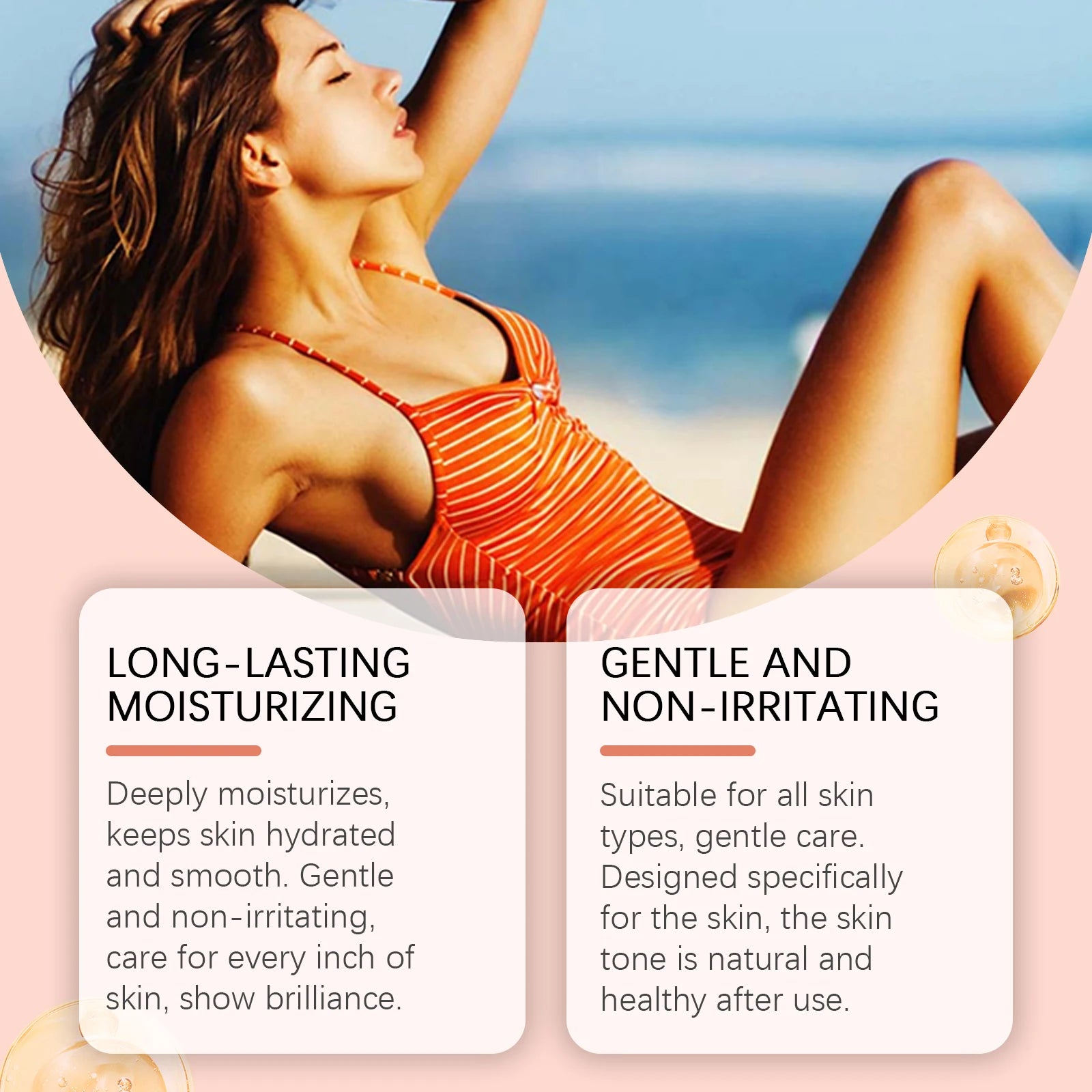 Body Facial Self Tanning Drops Promote dark skin Moisturize Relief dryness Natural Bronzer Prevent Sunburn Sunless Tan Products